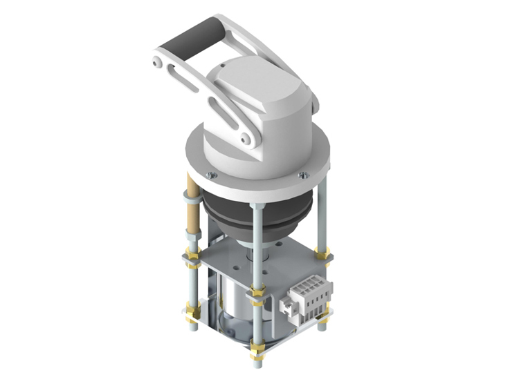 Azimuth-hendel met een modulaire opzet