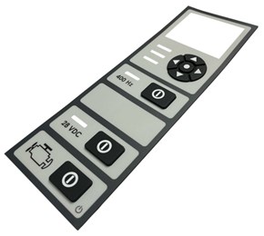 Silicone industrial control panel